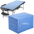 thumbnail image 2 of 100 PCS Disposable Bed Sheets, PP Non-Woven Covers for Lash Beds and Massage Tables, Waterproof Design, 31 x 71 Inches, Convenient and Hygienic Spa Essentials, 2 of 6