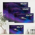 thumbnail image 4 of Designart ' Woman Eye With Dry Paint Dust Pigment On Face ' Modern Canvas Wall Art Print, 4 of 4
