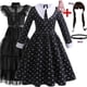 thumbnail image 2 of Vestido de malla de la película Wednesday Cosplay para niña, vestidos de fiesta, Disfraces de Halloween, 4-12 años, 2 of 4