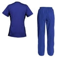 thumbnail image 2 of Women's Scrubs Set Scrub Top and Pants Scrubs Set, 2 of 3