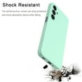 thumbnail image 3 of Galaxy A16 5G Case, Takfox Samsung Galaxy A16 5G 6.7" Basic Case [Frosted] Shockproof Case Liquid Silicone Gel Rubber Soft TPU Anti-slip Bumper Thin Matte Slim Phone Case Covers ,Mintgreen, 3 of 10
