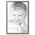 thumbnail image 2 of ArtToFrames 26" x 39" Silver Picture Frame, 26x39 inch Silver Wood Poster Frame (WOM-5023), 2 of 7