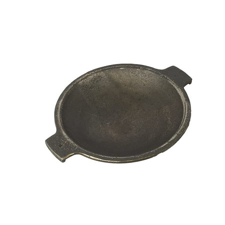 

diollo Pre-Seasoned Cast Iron Appam Pan (28 cm Black)