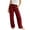 Wine, variant on Aloohaidyvio Womens Plaid Pajamas Pants with Pockets Lounge Wide Leg Pj Pants, Soft Casual Pants Lounge for Sleep,Pajama Bottoms
