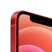 Restored Apple iPhone 12 (A2172) 256GB 4GB RAM, 2815 mAh, Red (Wireless Charging, Water-Resistant, Voice-Activated, 1 Count)
