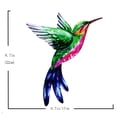 thumbnail image 3 of Colgante de colibrí de hierro para el hogar, decoraciones, artesanías, productos de metal, 3 of 5