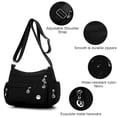 thumbnail image 6 of KXF Nylon Crossbody Bags for Women Waterproof Shoulder Bag Ladies Multi Pocket Tote Handbag Travel Messenger Bag, 6 of 8