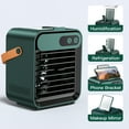 thumbnail image 4 of Comvin Portable Air Cooler Fan,Quiet Humidifier USB Desk Fan with 3 Speeds 4 in 1 Desktop Personal Adjustable Fan, Air Cooling Fan with Phone holder and vanity mirror for Office,Bedroom,Car and Home, 4 of 7