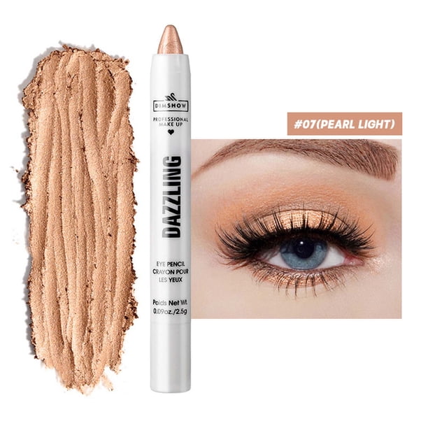 Hot6sl Ofertas de La Semana Lápiz de Wra de Ojos Perlado de 12 Colores, Lápiz de Sombra de Ojos En Crema con Purpurina y Diamante Brillanter