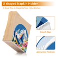 thumbnail image 5 of Yayeee Napkin Holder for Table Set of 2 Kitchen Paper Tissue Organization, Abstract Snow Mountain, 5 of 8