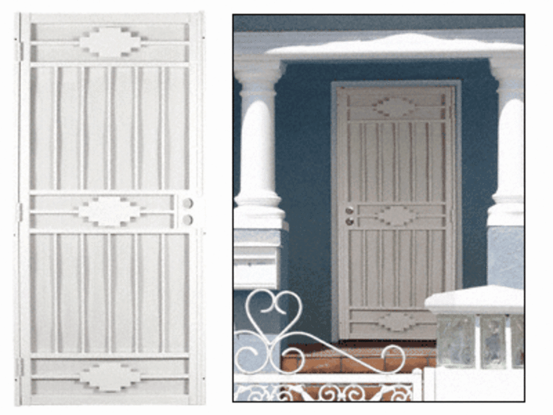 CRL Custom Cherokee White Security Screen Door Custom Size Walmart