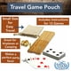 thumbnail image 4 of Set de juego de mesa Cribbage WE Games Travel con almacenamiento y bolsa, 4 of 9