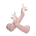 thumbnail image 2 of Gravity Threads Gants en Satin Opéra au-Dessus du Coude 14,7 Pouces Pêche Clair, 2 of 2