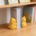 thumbnail image 4 of Weloille Mignon Serre-Livres en Résine pour Animaux 1 Pcs, Butée de Livre Décorative Antidérapante Robuste, Support de Livre Stable Résistant aux Rayures pour Décoration de Bureau à Domicile, Étagère, Salle d'Étude, 4 of 6