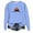 Light Blue [Halloween Sweatshirt for Women Clearance Sales] IDOLO6072434, variant on IDOCLOTHES Halloween Sweatshirt Women Dressy Casual Black Cat Pumpkin Printed Long Sleeve Halloween Sweaters for Women Going Out Tops Womens Fall Fashion Clothing Grey, S