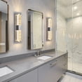 thumbnail image 2 of Crystal LED Modern Indoor Wall Lamp Bathroom Crystal Light Fixture Bedroom Living Room 3000K, 2 of 6