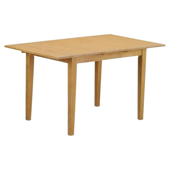 East West NFT-OAK Norfolk rectangular dinette kitchen table 32 in. 54 in. with 12 in. Butterfly Leaf -Oak Finish., Oak