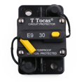 thumbnail image 1 of T Tocas Disjoncteurs de Surface 30 Ampères avec Réinitialisation Manuelle pour Auto Bateau Marine, 12V - 48V DC, Étanche, 1 of 5