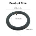 thumbnail image 3 of Tire Inner Tube Straight Bent 2pcs Rubber Tires Scooter Part 8 5 Inch 8 1 2X2 50 156 Electric Scooter Replacement, 3 of 10