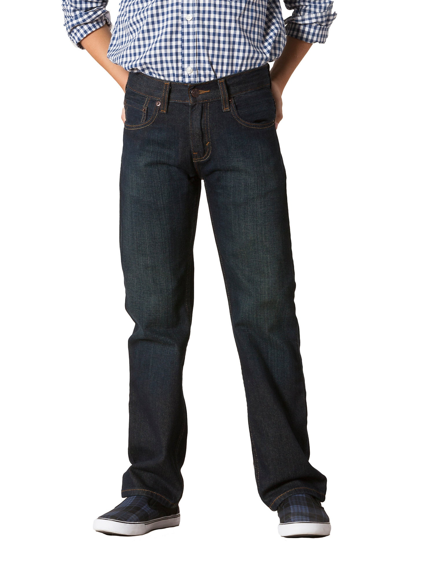 Signature by Levi Strauss & Co. Bootcut Fit Jeans (Little Boys & Big Boys)  - Walmart.com