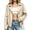 Beige, variant on Women's Faux Leather Casual Moto Lightweight Jacket Trendy Zip up Outfits Biker Coat with Lapel Collar, Soft Smooth Lining And Zipper Pockets QURATI