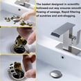 thumbnail image 4 of Universal Wash Basin Bounce Drain Filter Kitchen Bathroom Strainer Sink Drain Stopper, 4 of 6