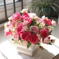 thumbnail image 2 of Ramo de 5 rosas pequeñas, rosas persas, flores falsas, 2 of 6