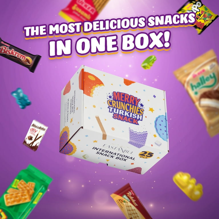 Eastanbul International Snack Box, 25 Full-Size Foreign