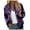 Dark Purple-1, variant on Jackets for Women Floral Print Bomber Vintage Long Sleeve Zipper Baseball Windbreaker Winter Clothes