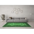 thumbnail image 3 of Ahgly Company Indoor Rectangle Abstract Emerald Green Modern Area Rugs, 5' x 7', 3 of 4