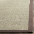 thumbnail image 3 of SAFAVIEH Natural Fiber Forrester Border Sisal Runner Rug, Taupe/Light Brown, 2'6" x 6', 3 of 7