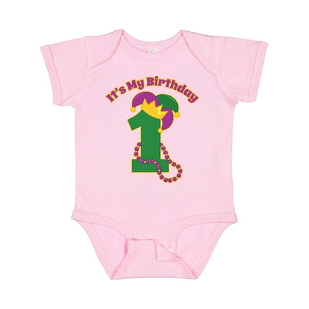

Inktastic Mardi Gras 1st Birthday Gift Baby Boy or Baby Girl Bodysuit