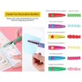 thumbnail image 2 of Cribun Edging Art Creative Craft Scissors Kids Picture Photo Paper Safe Cutter for Decorative Gift Pack of 6, 2 of 6