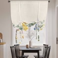 thumbnail image 3 of Spring Flowers Tie Up Curtains for Windows, Adjustable Balloon Window Shades, Farmhouse Botanical Floral Wildflowers Kitchen Window Treatments Adjustable Roll Up Curtain for Basement/Nursery 52"x45", 3 of 8