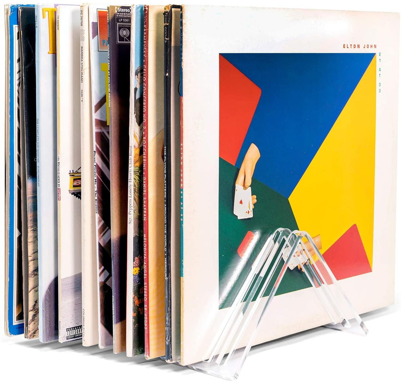 Hudson HiFi Vyramid Vinyl Record Storage Record Holder for Albums