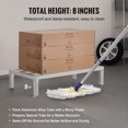 thumbnail image 3 of VEVOR Aluminum Dunnage Rack Stationary Dunnage Rack 36” x 20” x 8” Storage Rack, 3 of 9