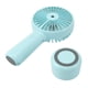 thumbnail image 2 of Ventilador nebulizador de mano Silencioso 2000 mAh 3 velocidades del viento 2 modos de pulverización 7 aspas de turbina Ventilador nebulizador personal USB para escritorio Azul, 2 of 10