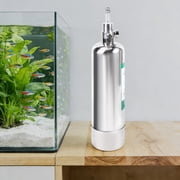 CO2 Generator System Kit 2L Stainless Steel with Solenoid Valve – Aquarium CO2 Reactor with Pressure Gauge, Bubble Counter & Diffuser for Plants, Citric Acid+Baking Soda Powered