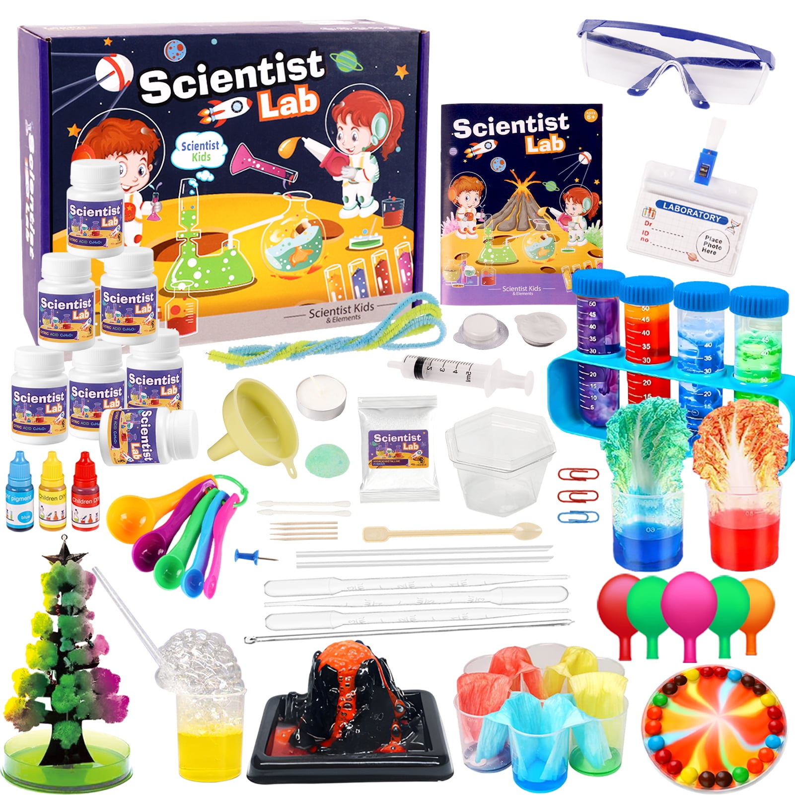 KiddiTouch Science Kits for Kids 70+ Lab Experiments STEM Educational Toys Gifts for Boys Girls Age 8-12