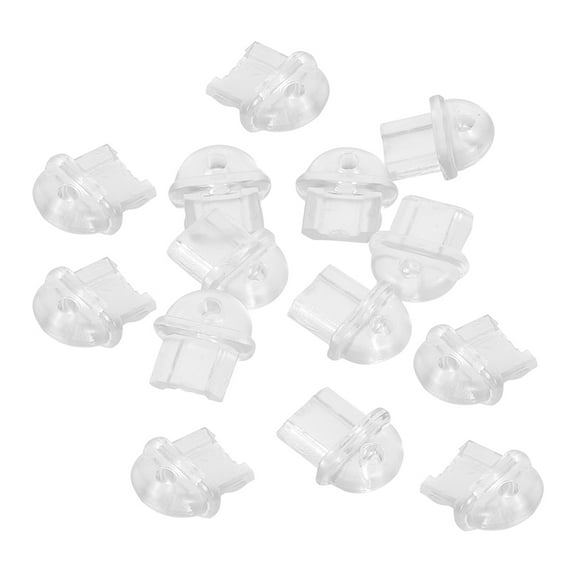 20pcs Transparent Charging Port Plugs Phone Accessories Compatible with Android