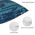 thumbnail image 3 of Pofeuu Turtles and Waves Print Double-sided plush pillowcase Square Throw Pillow Covers Pillows Cover for Living Room Bedroom Sofa Couch Cushion Cover（No pillow core）-18"x18", 3 of 7