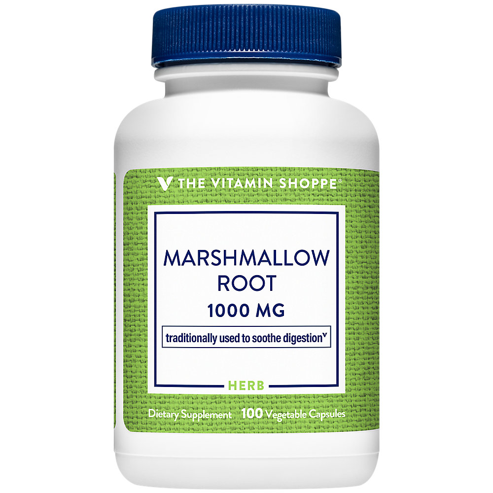 Marshmallow Root ? 1,000 MG ? Digestive Support (100 Vegetable Capsules