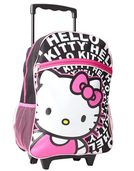 Brand New. Sanrio Hello Kitty 16" Large Roller Backpack Trolley 