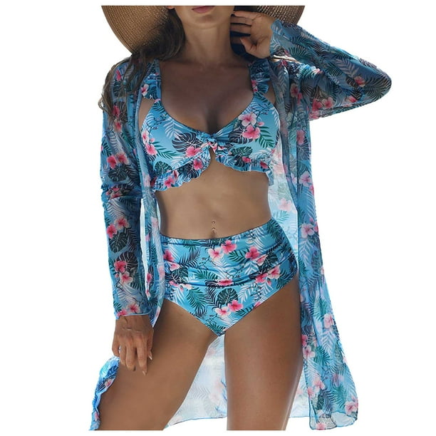 MKLEKYY Trajes De Baño Mujer Completo Printing Voom High End European And Ladies Bikini Bikini Women'S Swimsuit
