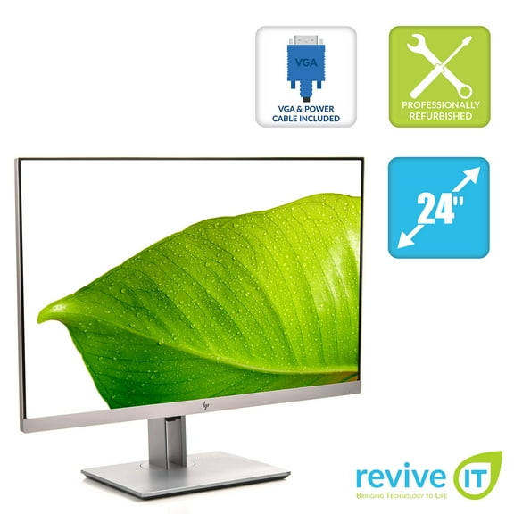 Pre-Owned Used HP EliteDisplay E243i 24" Widescreen 1920x1200 16:10 IPS LCD Monitor VGA HDMI DP - Grade B