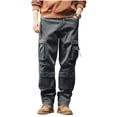 thumbnail image 2 of Ceisia Men's Multi-Pocket Straight-Leg Cargo Pants | Durable Outdoor & Casual Trousers (Multiple Colors) Gifts, 2 of 9