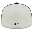 thumbnail image 4 of Men's New Era  Cream/Navy Detroit Tigers Chrome Sutash 59FIFTY Fitted Hat, 4 of 6