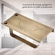 thumbnail image 5 of ZPSHYD Soporte de Papel higiénico con Estante, portarrollos de Papel higiénico, Soporte de Papel higiénico de latón Antiguo Vintage con Estante de teléfono montado en la Pared(Bronce), 5 of 5