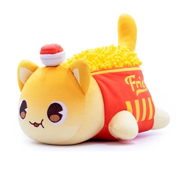 Figura De Anime Sandwich Patatas Fritas Donut Gato Juguetes De Peluche Muñeco De Peluche Esponjoso Colección Figurita Muñeca Juguetes Regalos Para Niños Fans De Anime sonducket FN006829-03