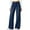 12#Dark Blue, variant on Wide Leg Jeans for Women 2025 High Waisted Casual Loose Fit Denim Pants Trendy Seamed Long Trousers with Pockets Dark Blue S